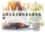 优质头条文案标准与撰写指南