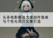 头条电影解说文案创作指南与个性化简介文案打造