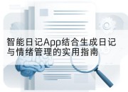智能日记App结合生成日记与情绪管理的实用指南