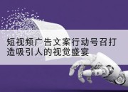 短视频广告文案行动号召打造吸引人的视觉盛宴