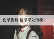 伤感告别-情感深处的独白