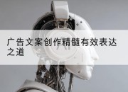 广告文案创作精髓有效表达之道