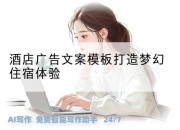 酒店广告文案模板打造梦幻住宿体验