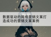 数据驱动的网络营销文案打造成功的营销文案案例