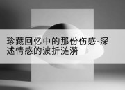 珍藏回忆中的那份伤感-深述情感的波折涟漪