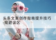 头条文案创作指南提升技巧-规避误区
