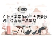 广告文案写作的三大要素技巧、语言与产品策略