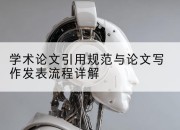 学术论文引用规范与论文写作发表流程详解