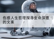 伤感人生哲理探寻生命深意的文案