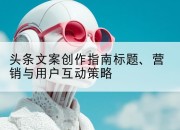 头条文案创作指南标题、营销与用户互动策略
