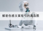 解密伤感文案短句的高品质