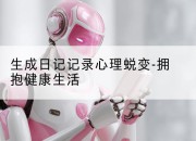 生成日记记录心理蜕变-拥抱健康生活