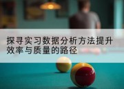 探寻实习数据分析方法提升效率与质量的路径